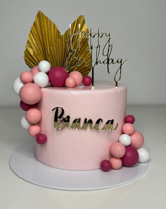 Pink Pop Celebration - Dummy Cake