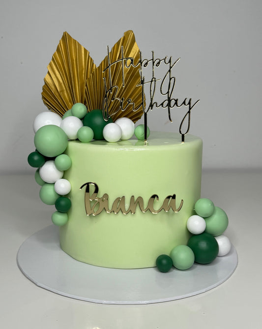 Green Pop Celebration - Dummy Cake